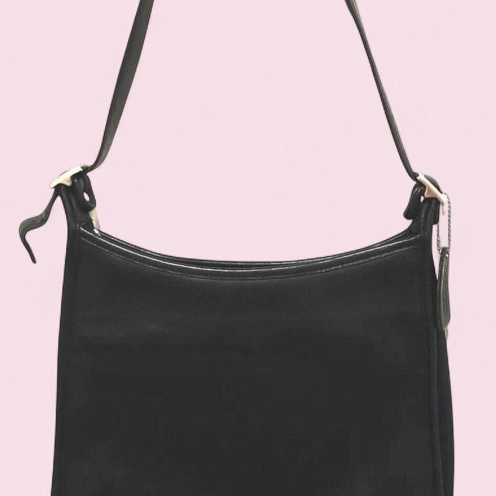 Beautiful vintage coach black leather